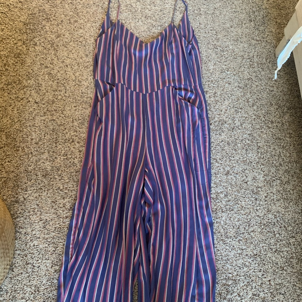 striped romper
